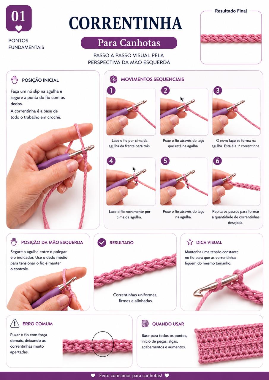 Ponto de crochê 1
